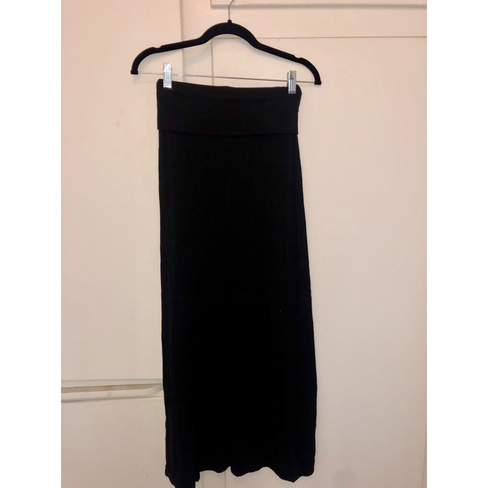Black maxi skirt